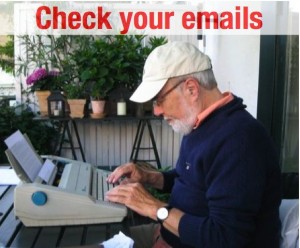 check your emails