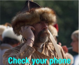 check your phone