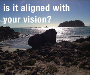 is it aligned with your vision