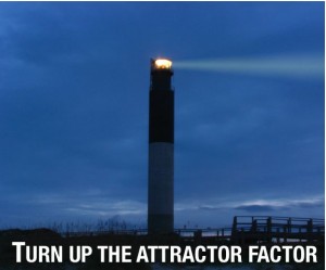 turn up the attractor factor